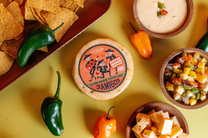 Smoked 3 Amigos Spicy Gouda - Jalapeño, Habanero & Chipotle Cold-Smoked Cheese