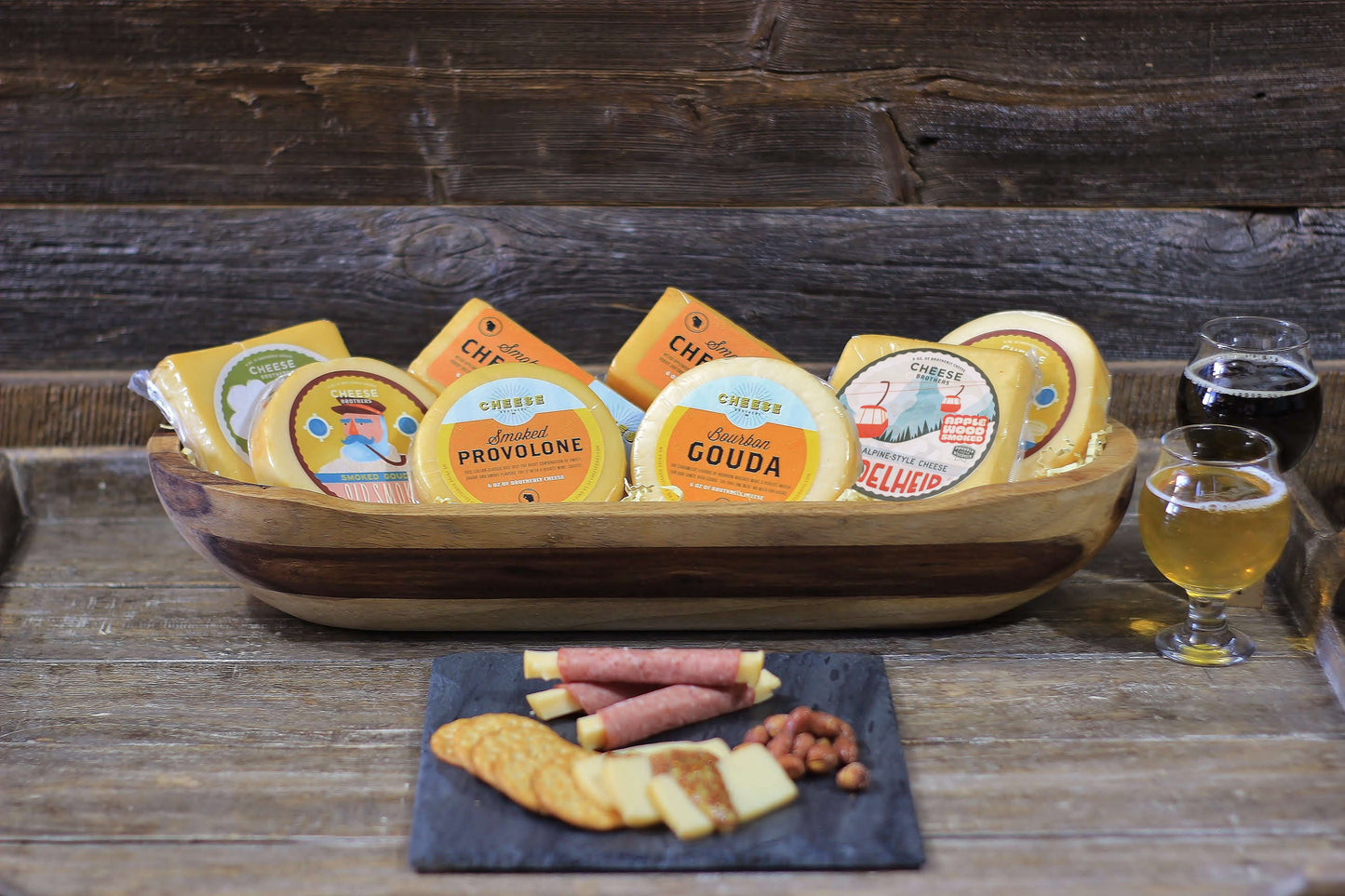 Smoked Favorites Pack - 8 Wood-Smoked Wisconsin Artisan Cheeses