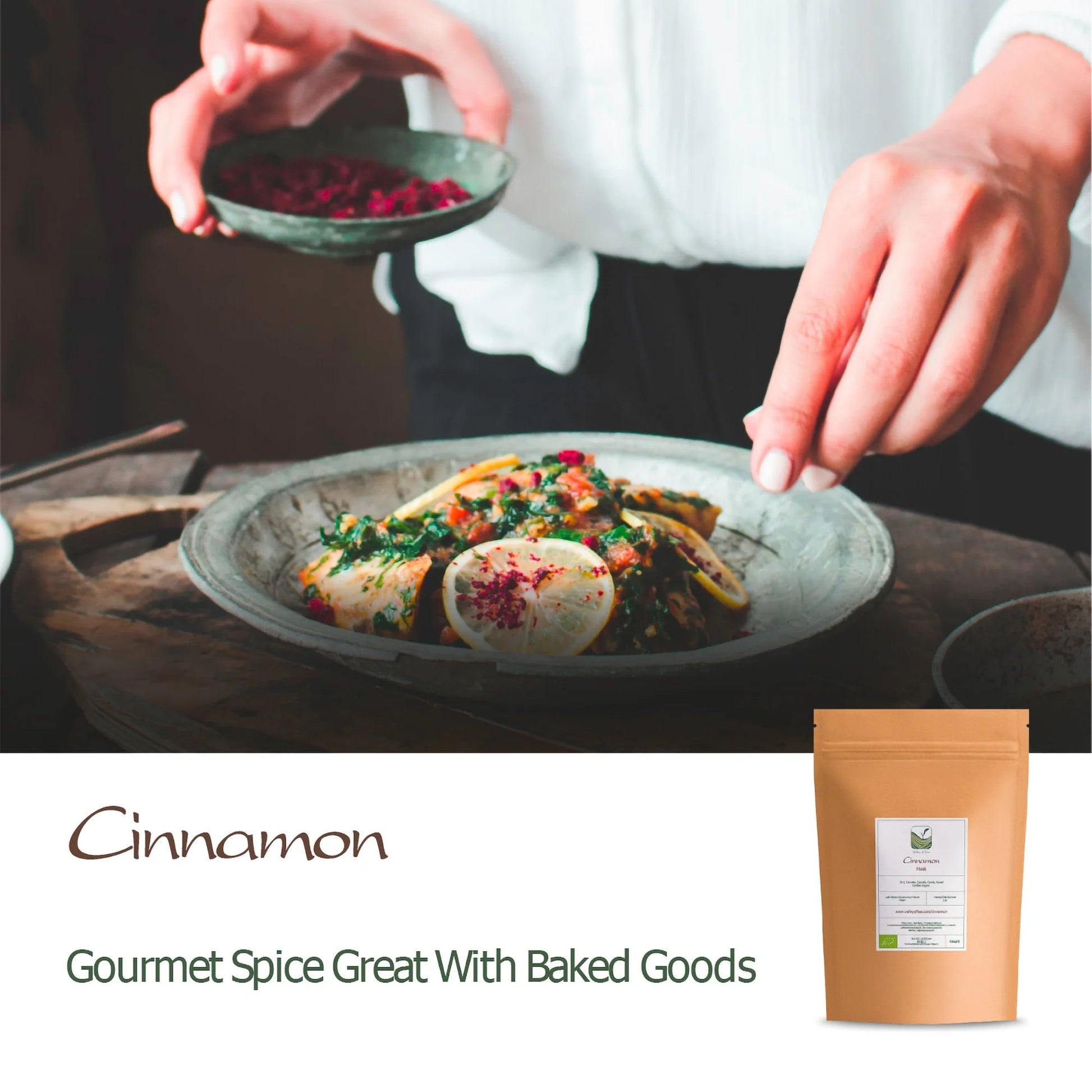Sri Lankan Organic Ceylon Cinnamon Sticks – 350g - Taste The Planets