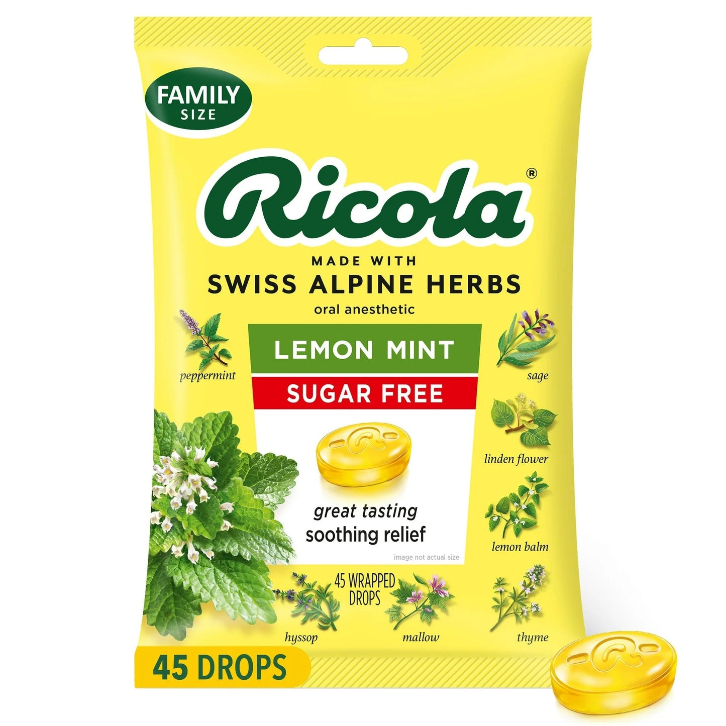 Swiss Ricola Party Size Herbal Drops – Original Herb Variety Collection - Taste The Planets