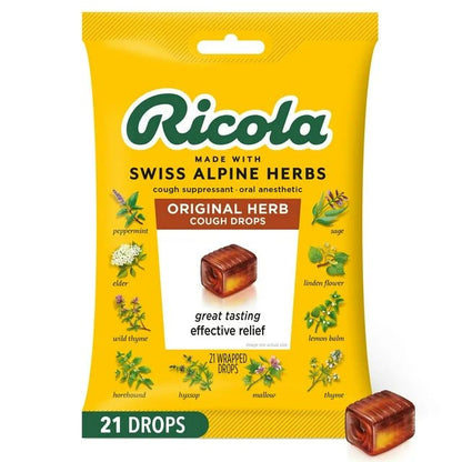 Swiss Ricola Party Size Herbal Drops – Original Herb Variety Collection - Taste The Planets