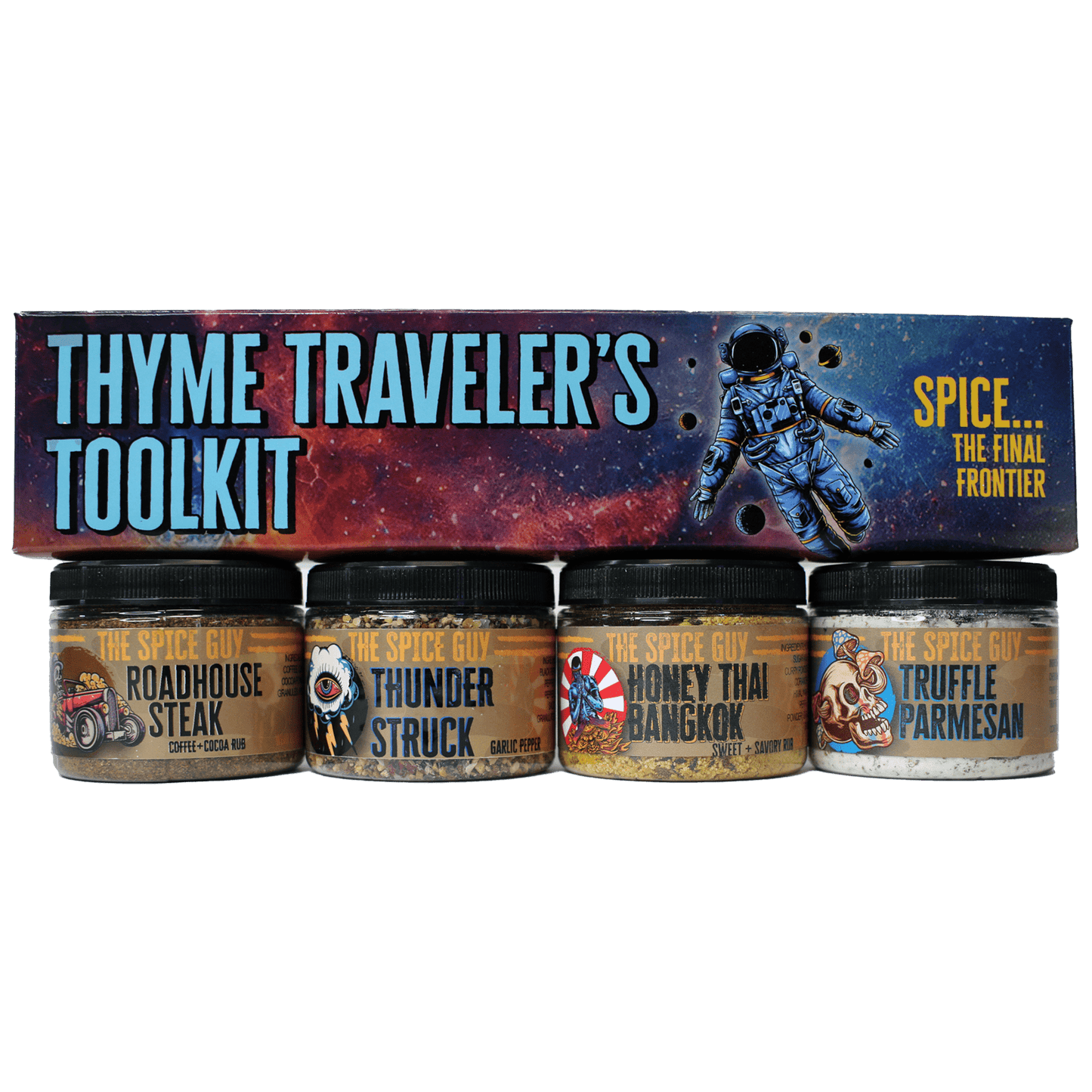 Thyme Traveler Spice Toolkit – Global Gourmet Blends for Bold Cooking