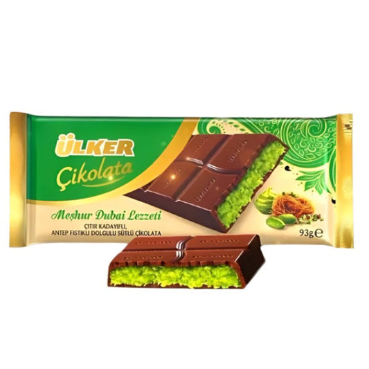 Turkish Dubai Chocolate Bar Pistachio