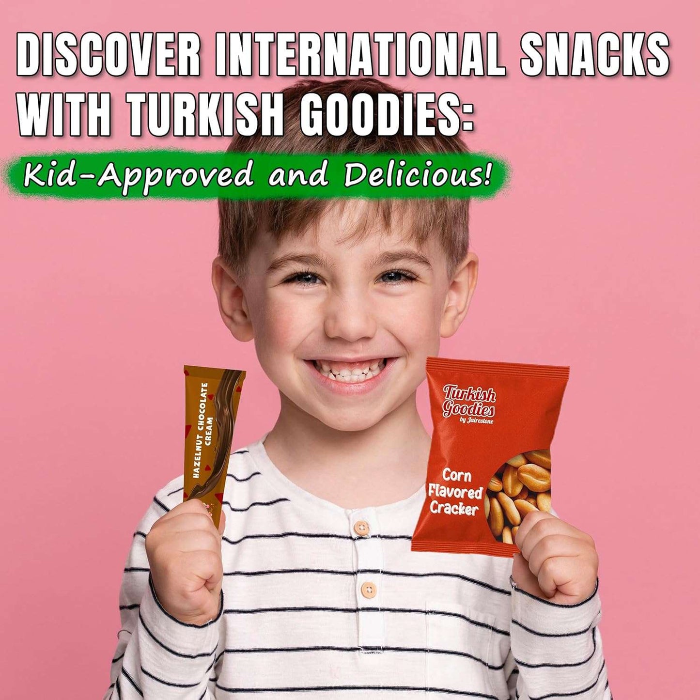 Turkish Snack Box – 11 Global Goodies | Mini Chocolates, Cookies, Marshmallows | Taste The Planets 