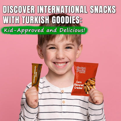 Turkish Snack Box – 11 Global Goodies | Mini Chocolates, Cookies, Marshmallows - Taste The Planets