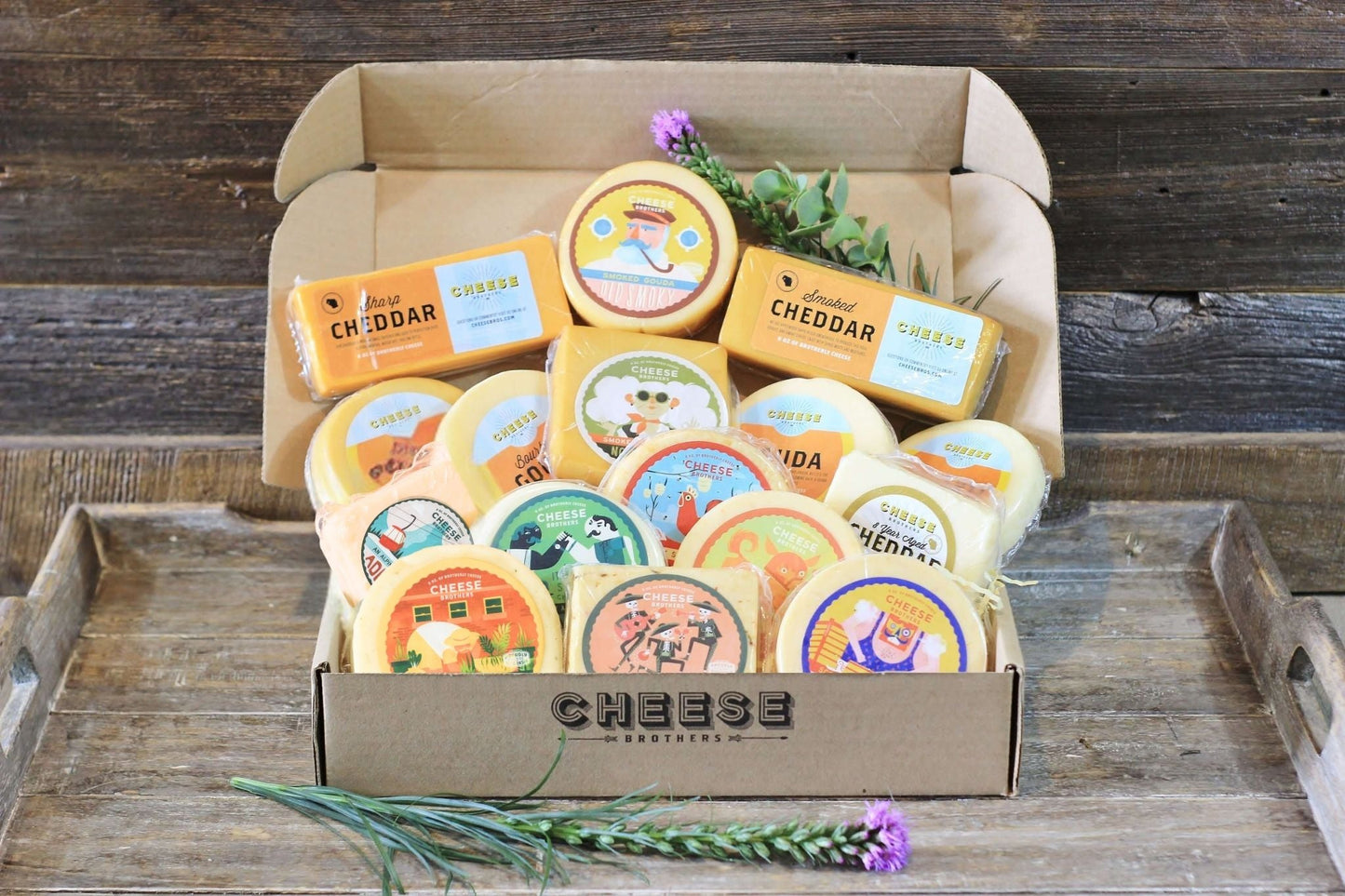 The Ultimate Wisconsin Cheese Sampler - 13 Artisan Cheeses + Reserve Blocks