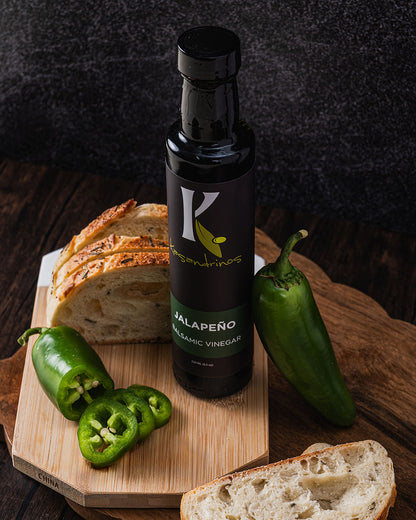 Jalapeño Balsamic Vinegar – Spicy-Sweet Infused 250ml by Kasandrinos
